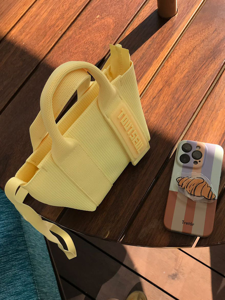 TOUTSEUL Mini Tote Jelly Bag E121
