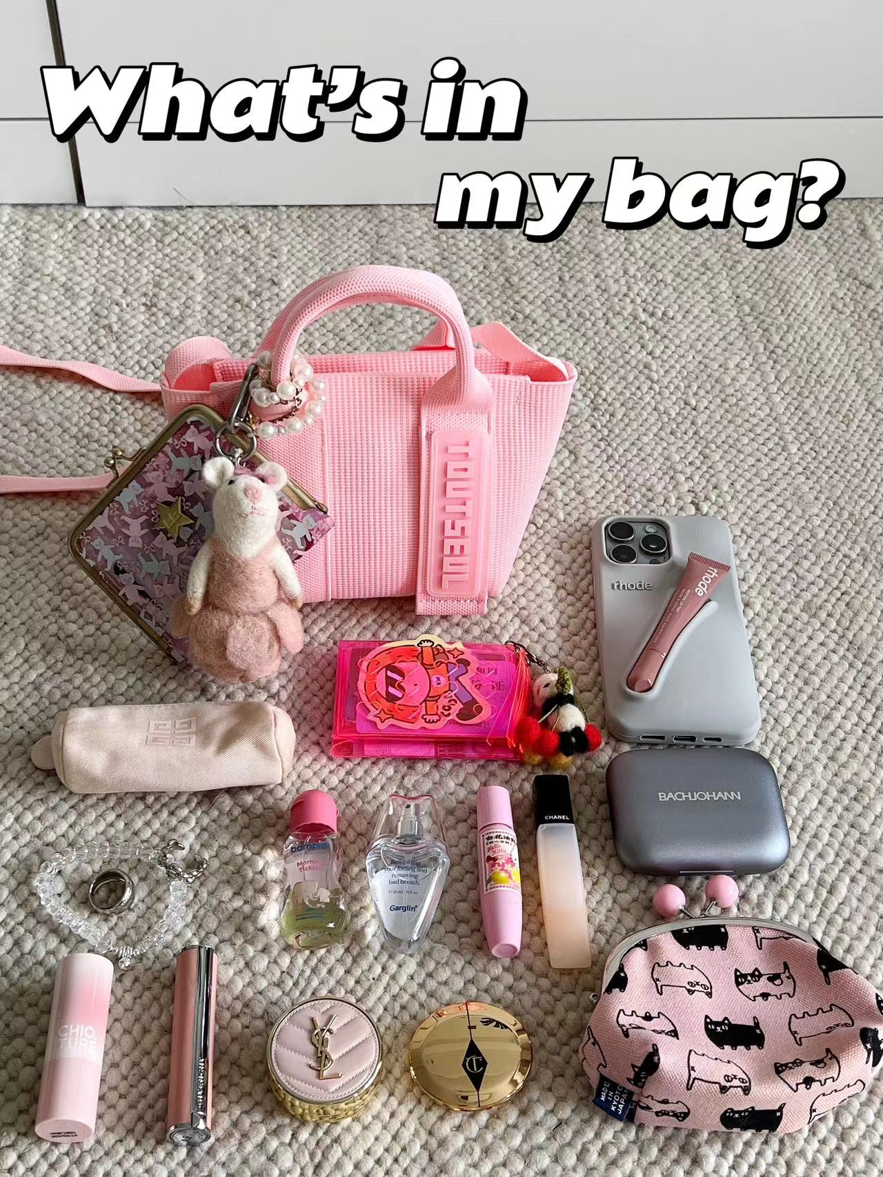 TOUTSEUL Mini Tote Jelly Bag E119