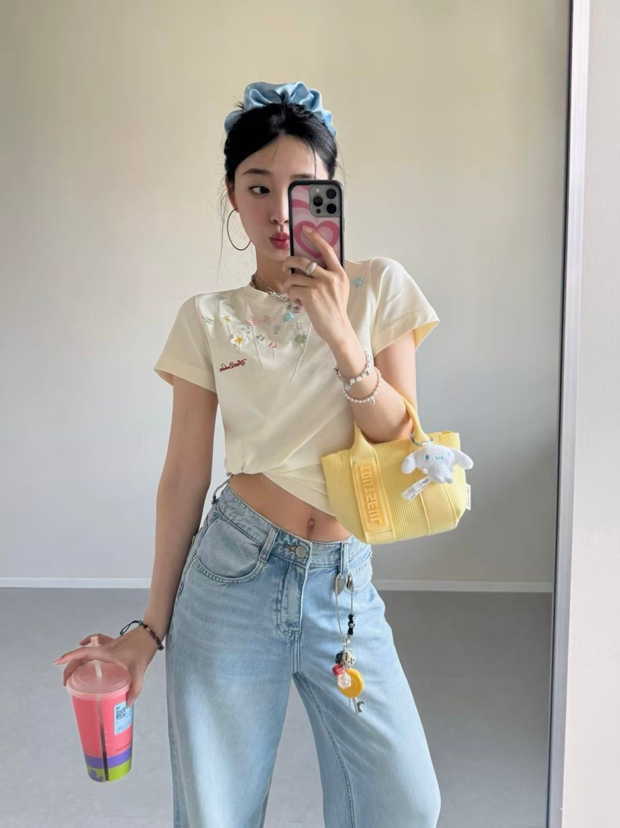 TOUTSEUL Mini Tote Jelly Bag E121